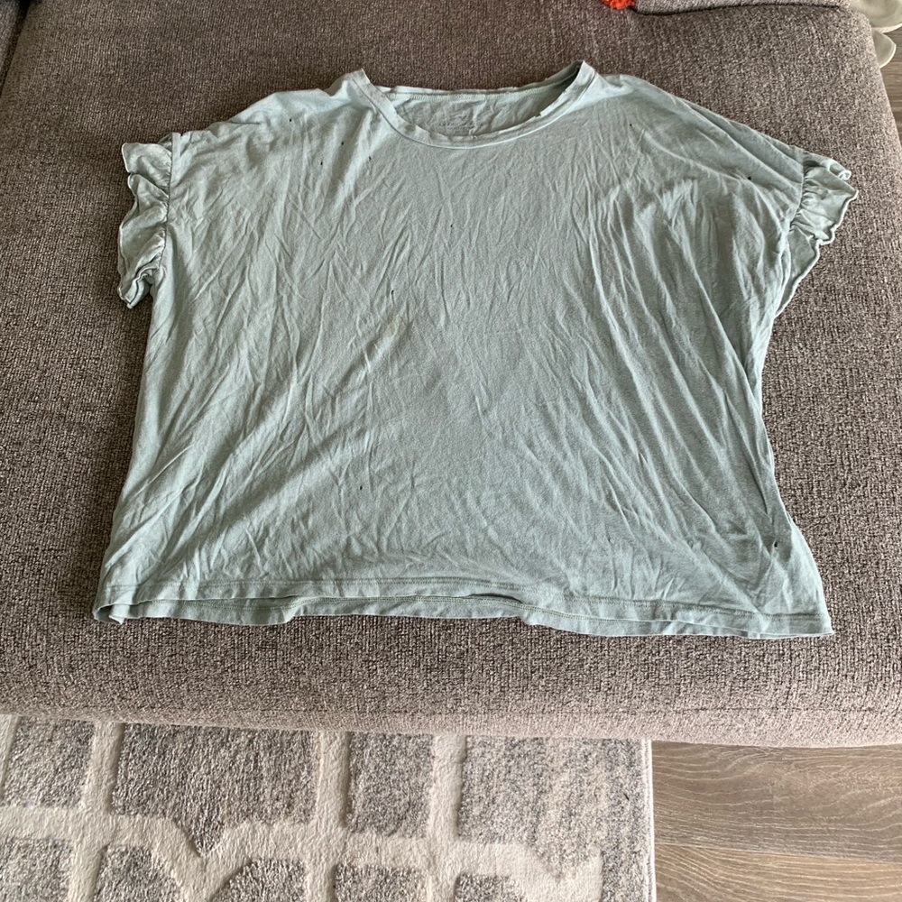 American Eagle Outfitters Boxy distressed Top